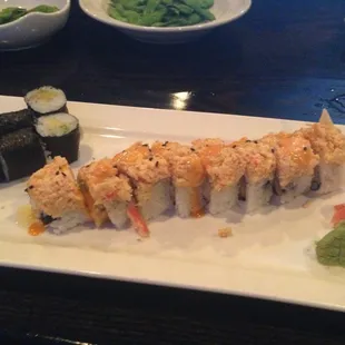 American dream roll and avocado roll.