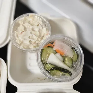Potato mac salad &amp; namasu...