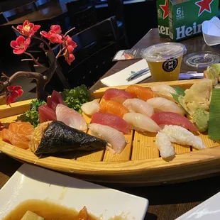 sashimi, sushi and sashimi, sushi, food