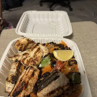 Karayee please specify chicken or lamb