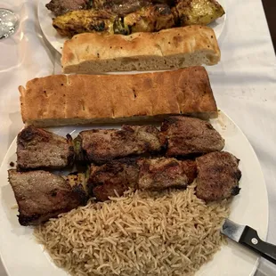 Kabab-e-teka and Kabuls Combination Kabab