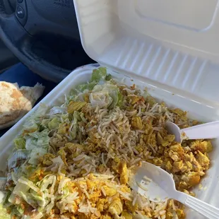 Chicken over rice 10/10