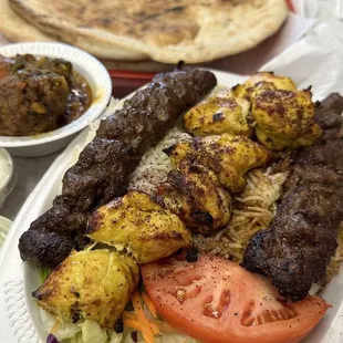 1 Chicken &amp; 2 Kubideh Combo