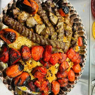 mix grill platter for family