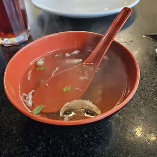 Clear miso soup