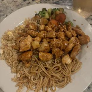 TERIYAKI chicken Hibachi dinner.