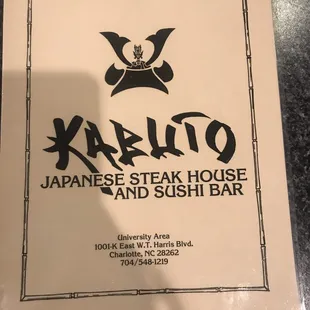Menu!!!