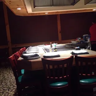 Inside of the restaurant