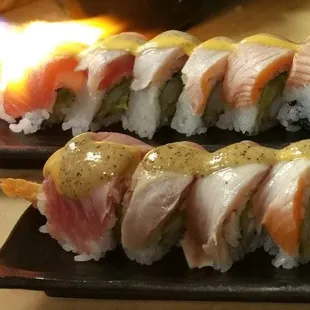 food, sushi, sashimi, sushi and sashimi