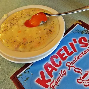 a bowl of soup