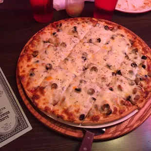 A large pizza from Kasey's Twin Eatery