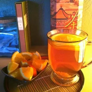 A touch of immunitea with orange and ginger now and again, never hurts.