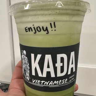 Blended Coconut Matcha