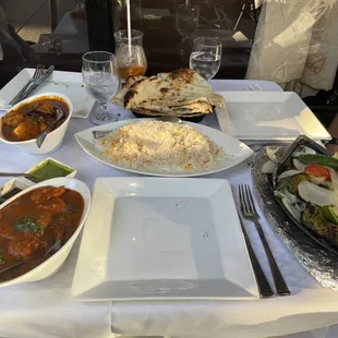 Chicken Tikka Masala Chicken Tikka Tandoori Chicken Vindaloo Naan Bread Garlic Naan