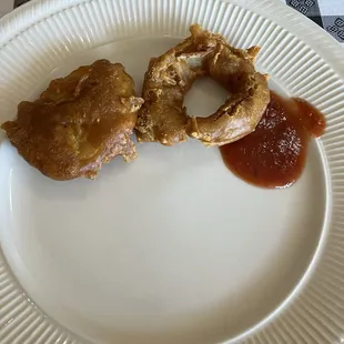 aloo tikki + pakora