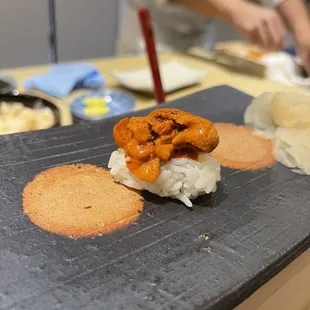 a chef preparing food
