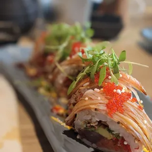 sushi and sashimi, sashimi, sushi, food