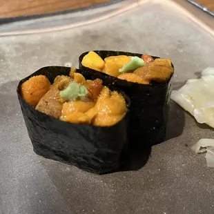 sashimi, sushi, sushi and sashimi, food