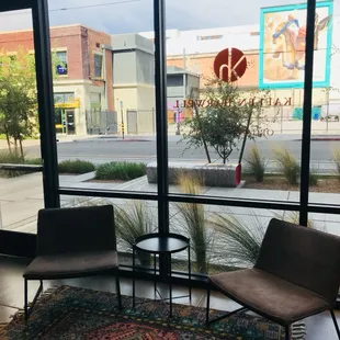Waiting Area in the Spa lobby.