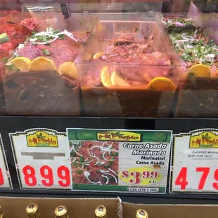 Marinated meat