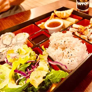 Chicken teriyaki bento box