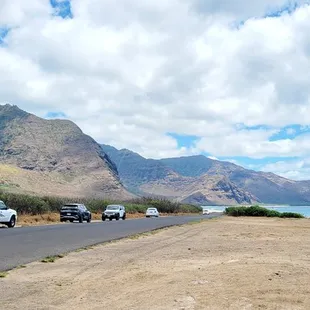 Parking at the end of the road (08/27/24). #KaenaPointStatePark #Waianae #Hawaii #KaenaPoint #StatePark