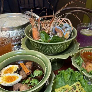 Salted Eggs with Five-Spiced Pork