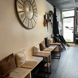 a clock on the wall