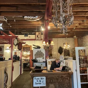 The front of the waiting room
