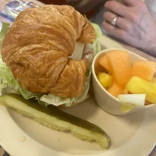 Turkey Swiss Croissant