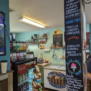 Blue Bell ice cream available