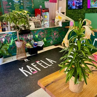 interior, sushi and sashimi