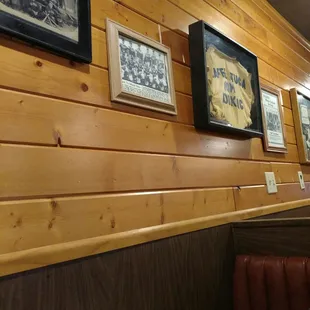 Old Harris pictures on walls