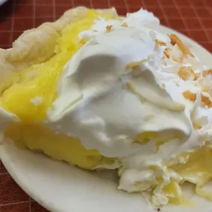 Coconut cream pie...