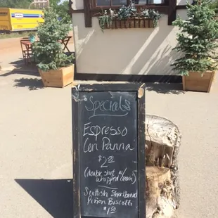 Check out the board for daily drink and food specials!