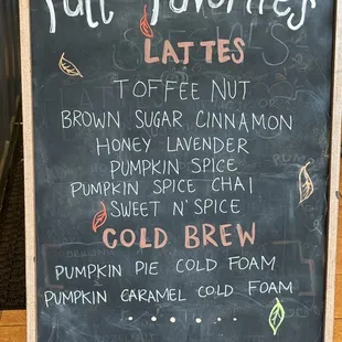 Menu September 2023