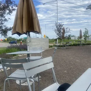 Outdoor seating area