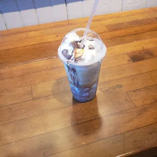 Toffee nut iced latte