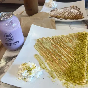 Pistachio Crepe