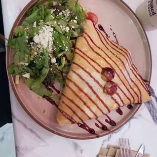 Turkey and Brie Crepe