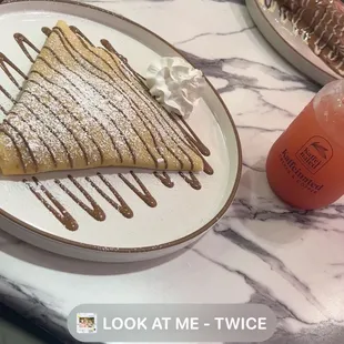 Nutella Strawberry Crepe