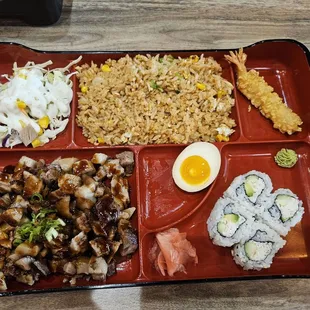 Pork chashu Bento