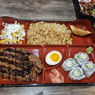 Chicken katsu bento