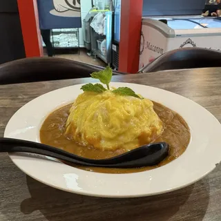 Japanese Omelette w/ Chicken Fried Rice