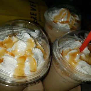 Caramel frappe my favorite!