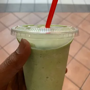 Banana kale smoothie