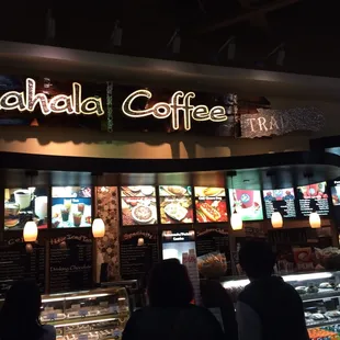 the front of a coffee shop