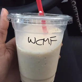 Delicious white chocolate mocha