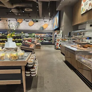 a view of a grocery store