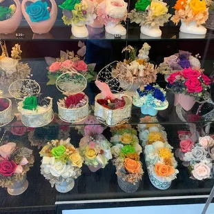 Floral display (preserved flowers)